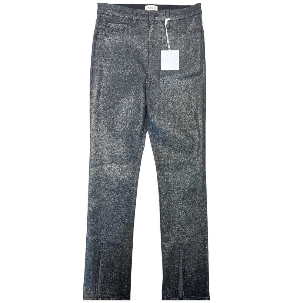 Pistola Super 31 Highrise Slim Boot Flare Colleen Stretch Stargaze Glitter Party